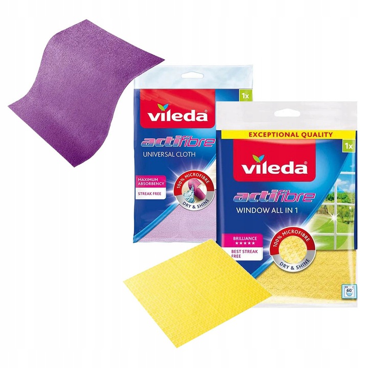 VILEDA Actifibre Sada dvoch absorpčných odevov