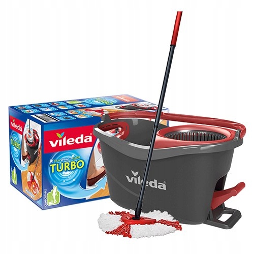 Villeda Easy Wring Turbo Box Mop+Bucket+Squeezer