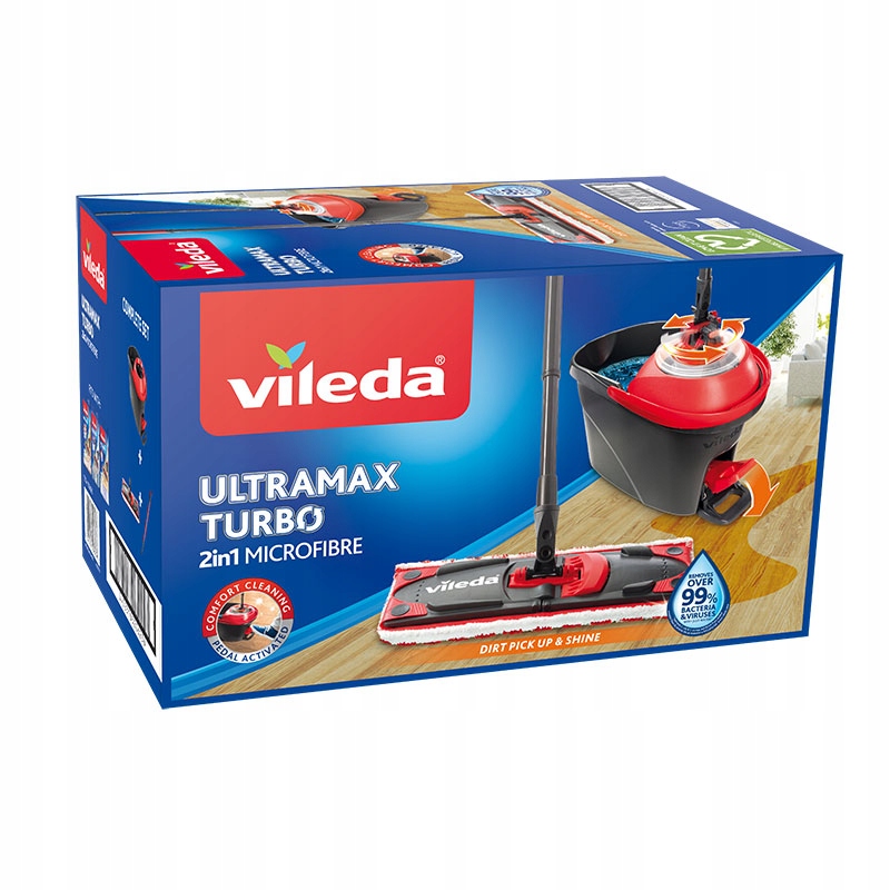 VILEDA ROTAČNÝ MOP Plochý Ultramat TURBO