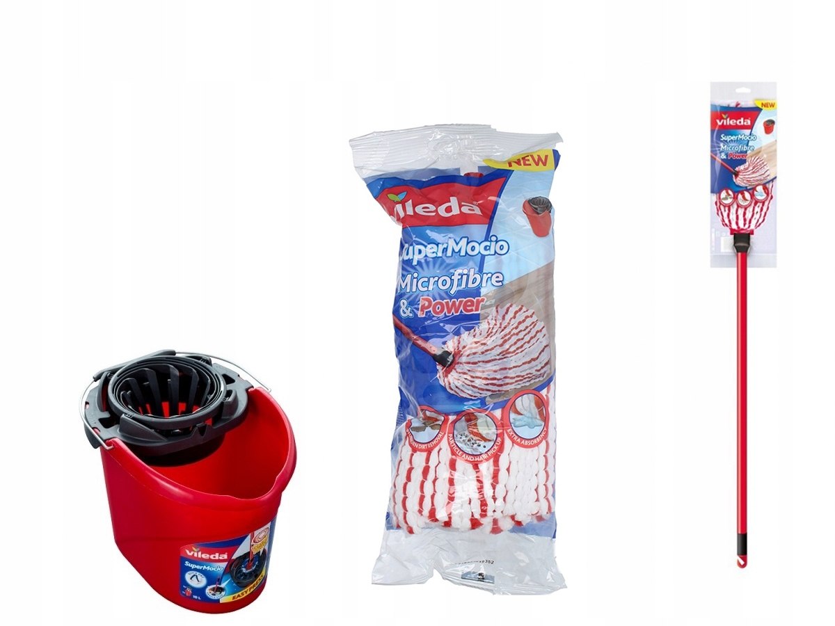 Mikrofibre a napájanie mop + vložka + vedro