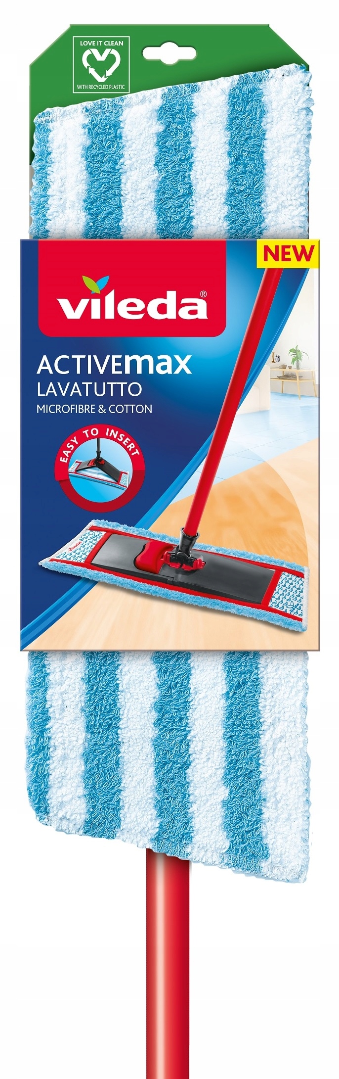 Plochý mop VILEDA Active Max s lištou