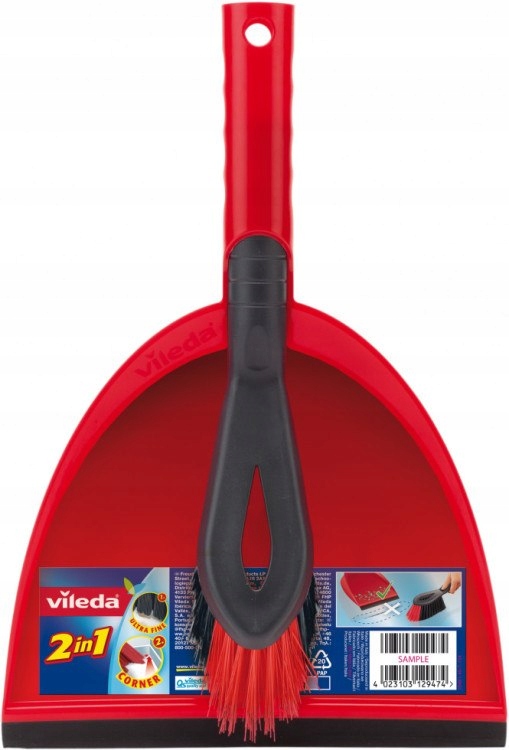 Vileda 2in1 Szufelka s kefou
