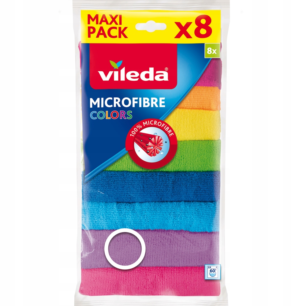 VILEDA TRITRE MIKRIFIBER FARBY 8 PCS.