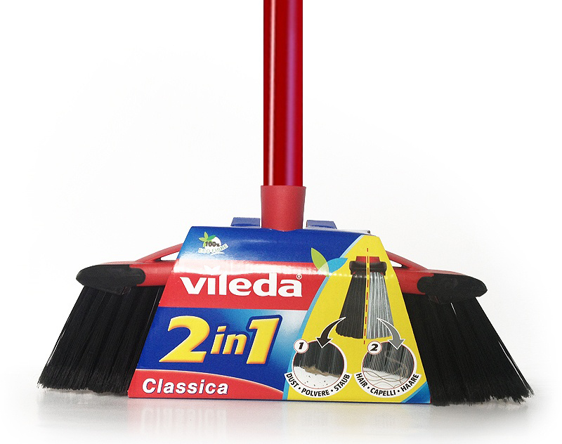 Villeda Brush Universal Broom 2 in 1 s paličkou