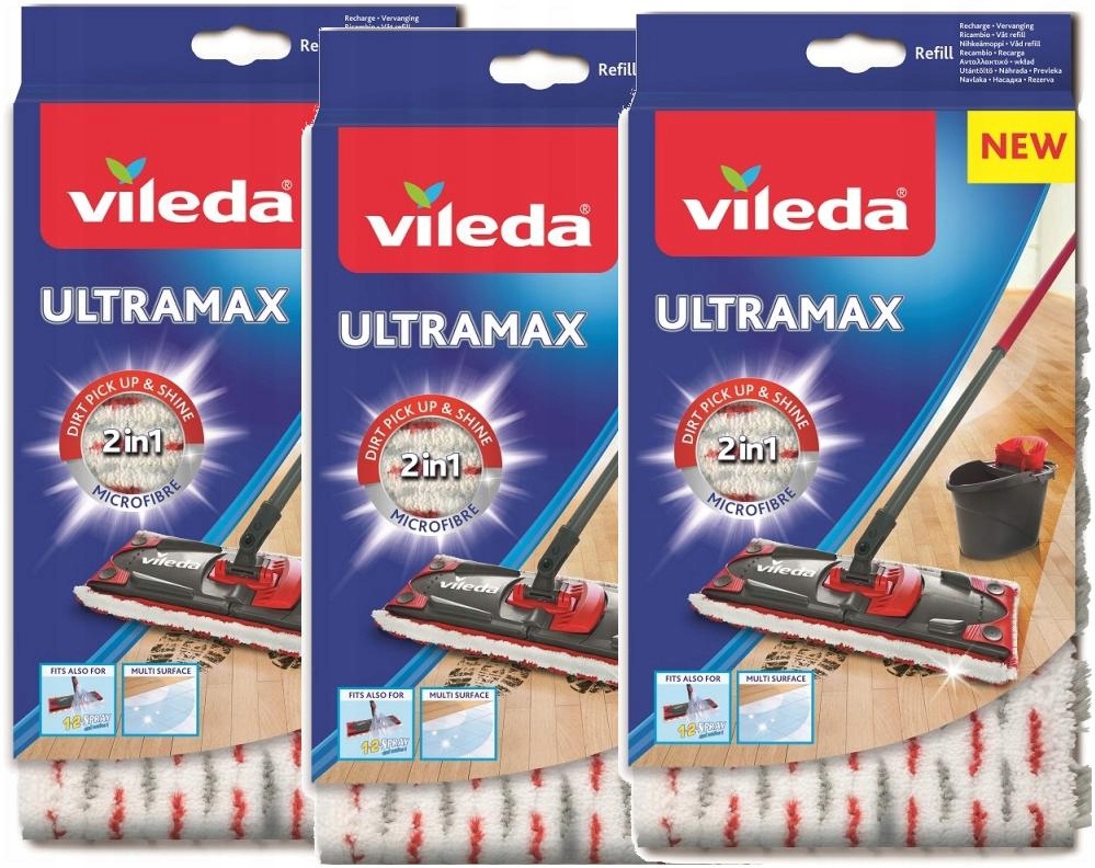 VILEDA ULTRAMAX ULTRAMA MOP SUTVERLAY 3SZ