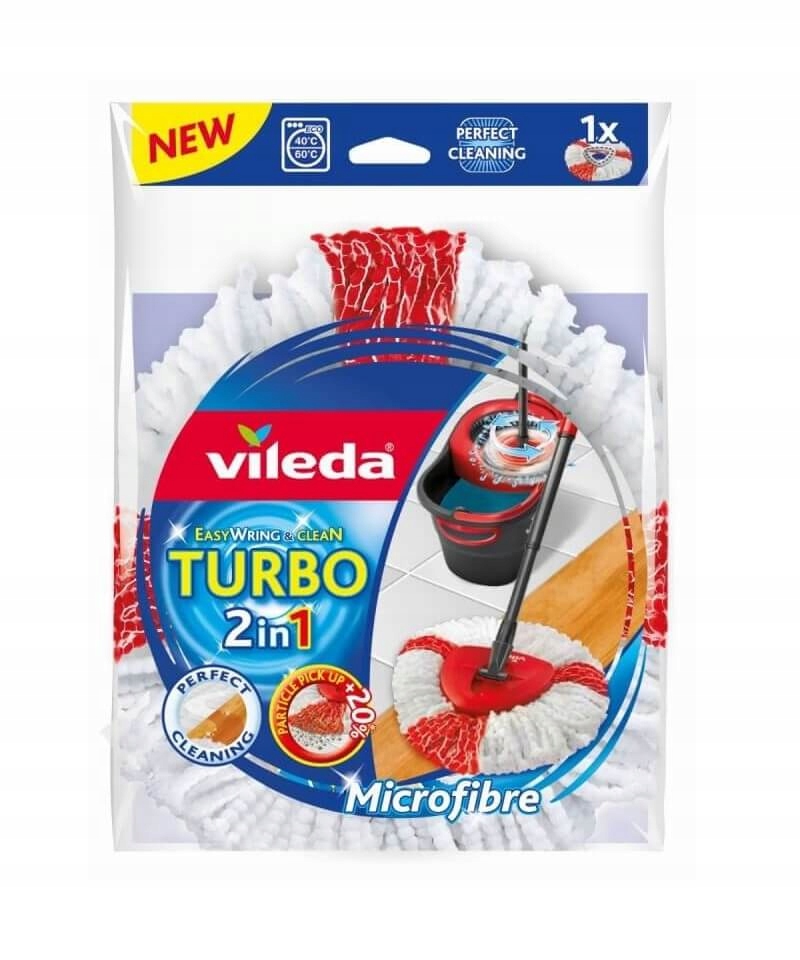 Vildery ľahké zavrhnutie turbo rotačným mopom vložky
