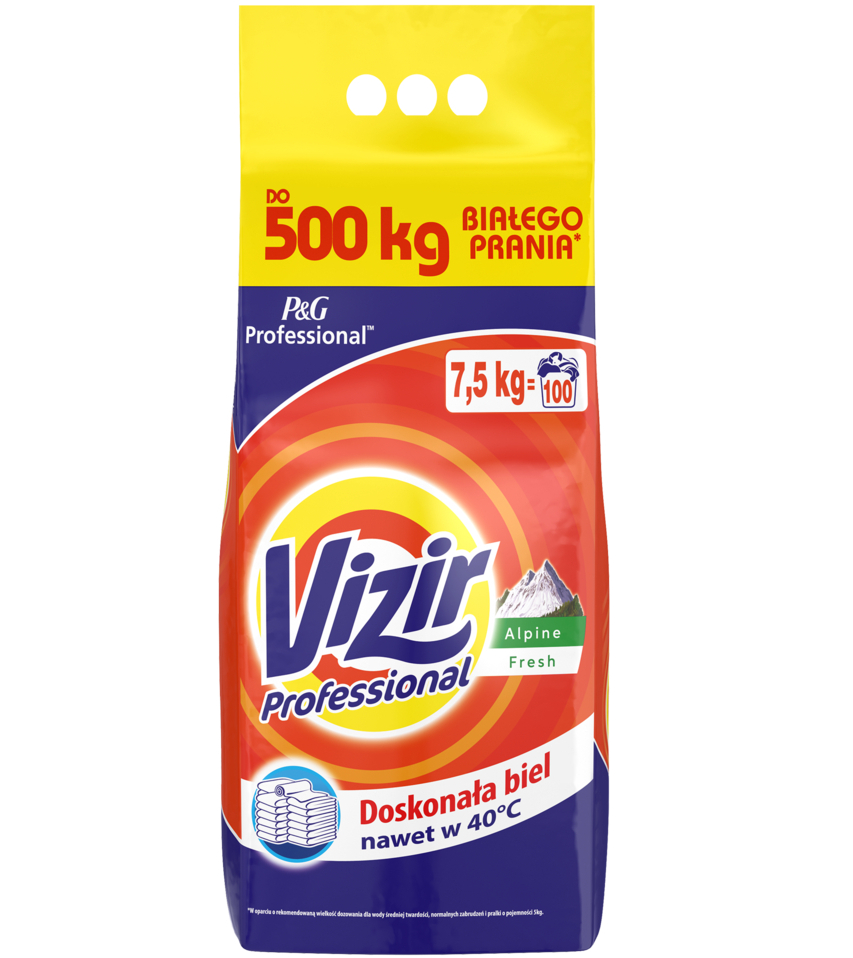 Prací prášok - VIZIR BIELY PRÁŠOK 7,5 KG 100 PRANIE!