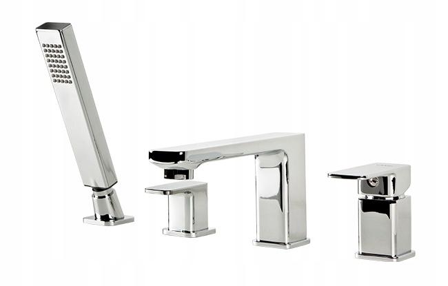 Valvex Loft Bath Tap 4 Hole Chrome