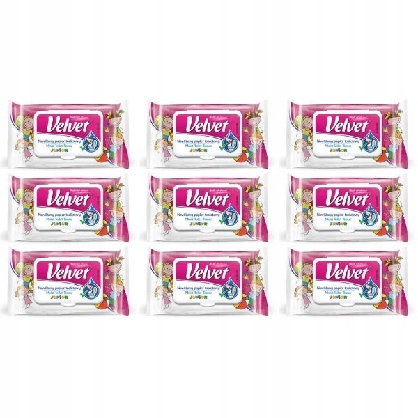 Velvet Junior zvlhčený toaletný papier 42 x9