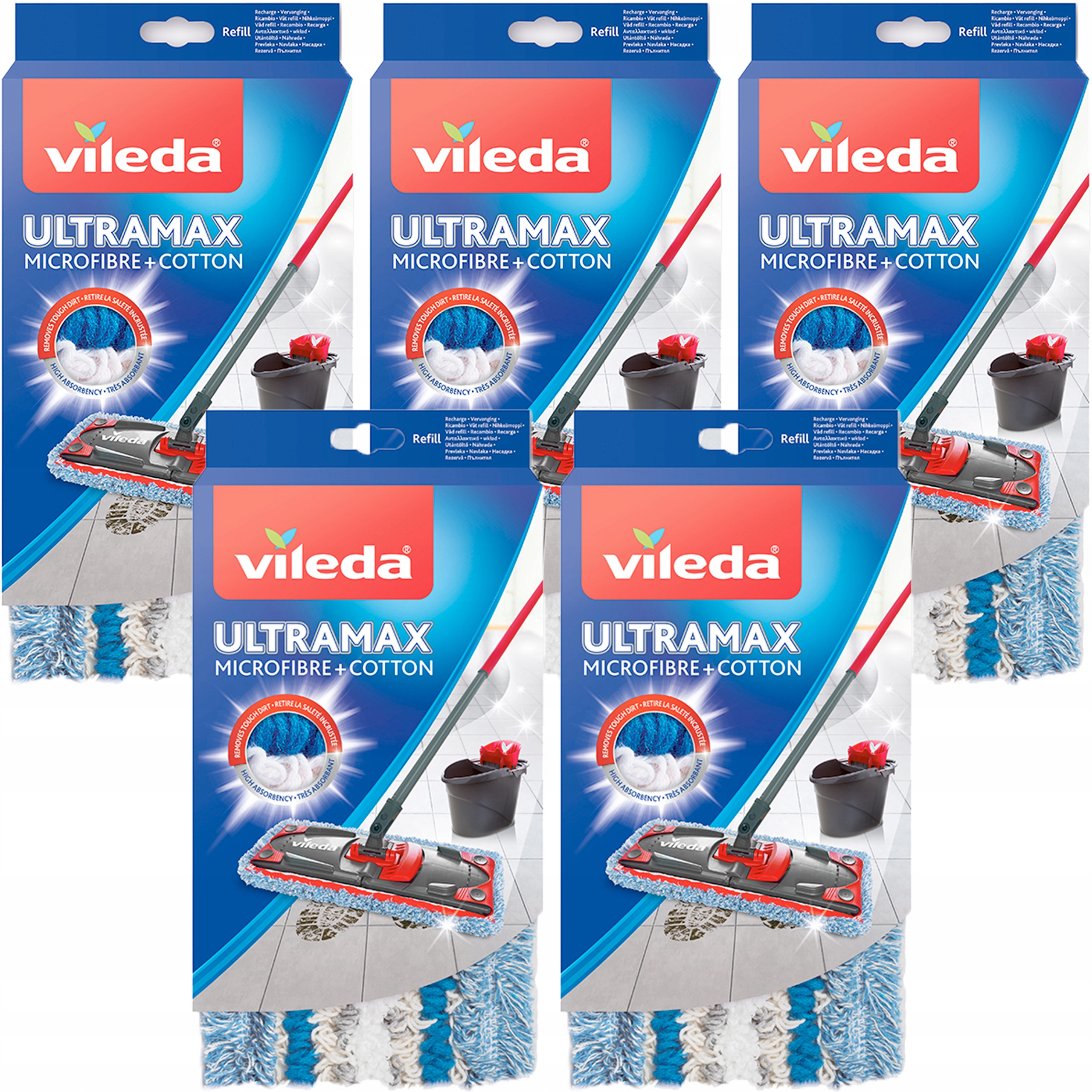 VILEDA 5X MOP ULTRAMAX Ultrama Micro Cotton