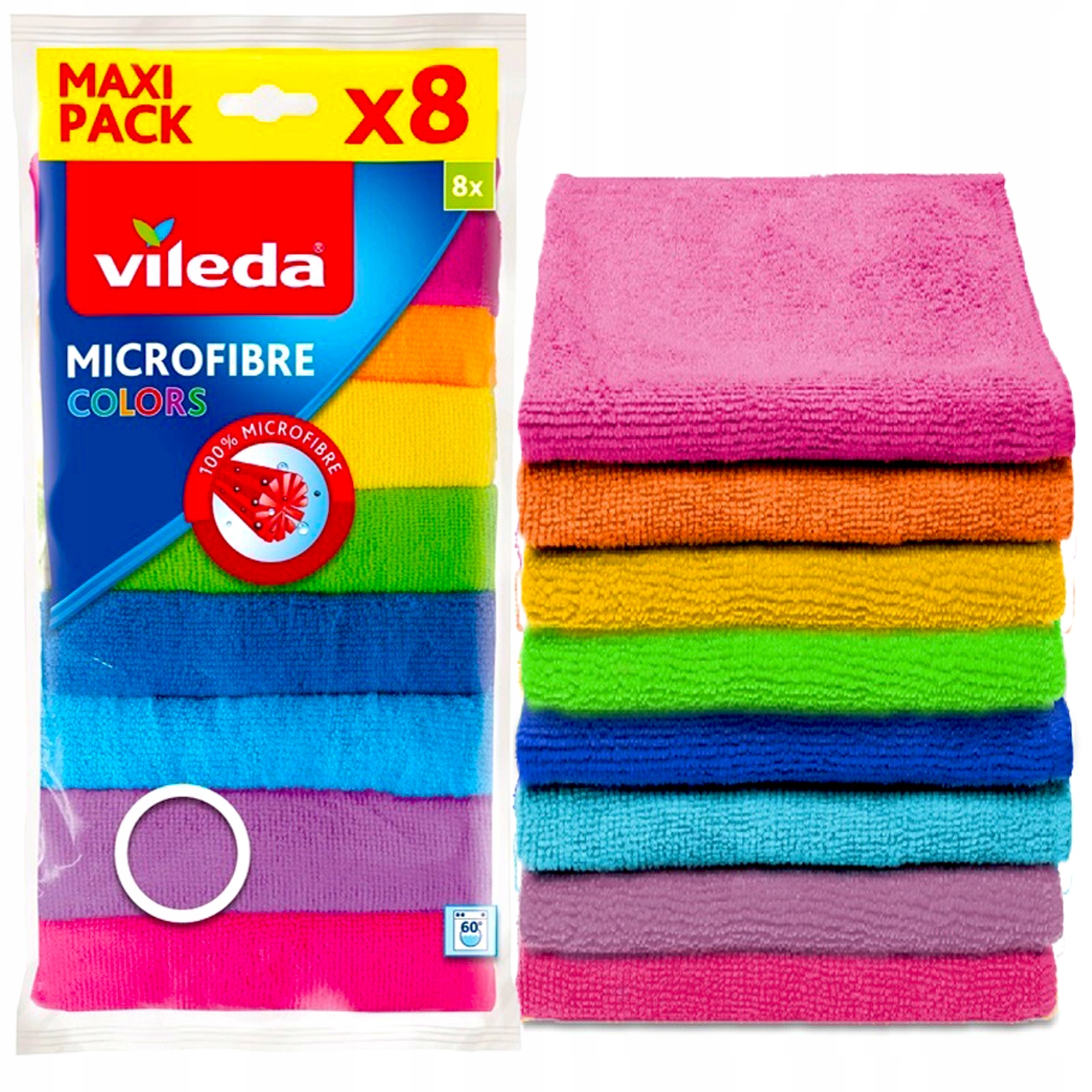 VILEDA Mikrovlákno Univerzálna handrička XL 8 ks