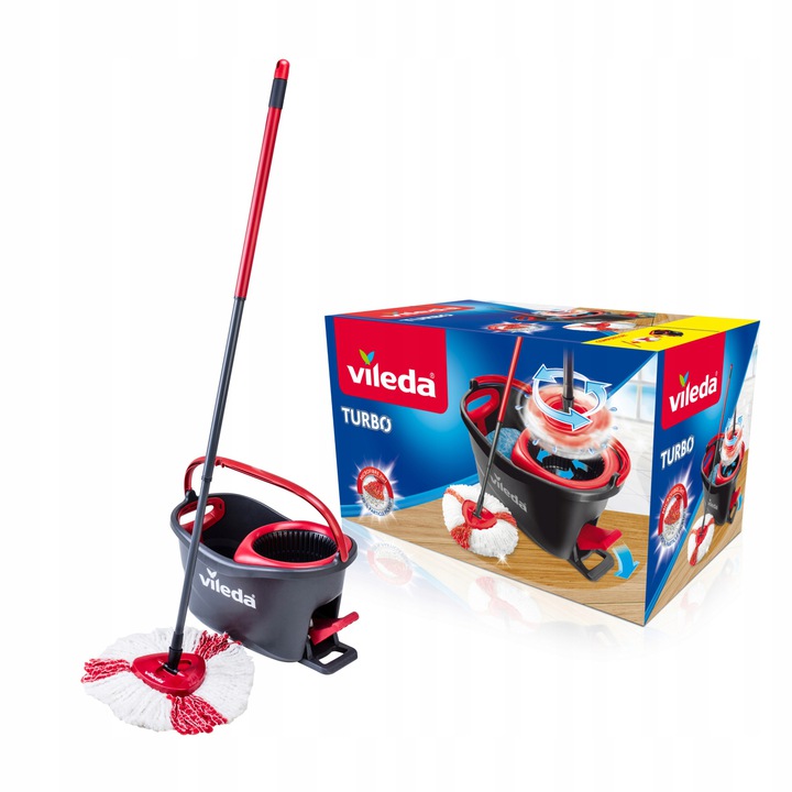 Villeda Turbo Rotary Mop + Bucket Set
