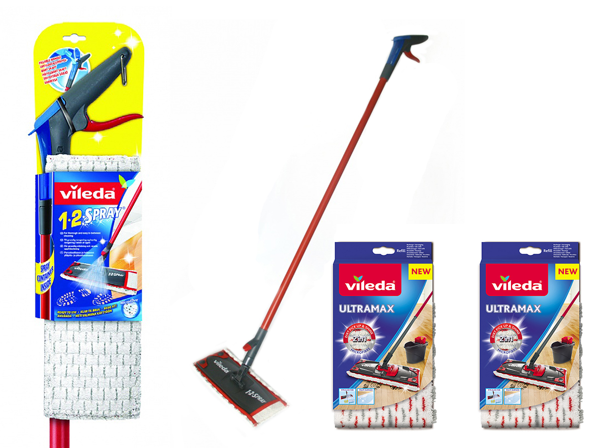 VILEDA FLAT MOP 1.2 Spray Ultramax + 2 vložky