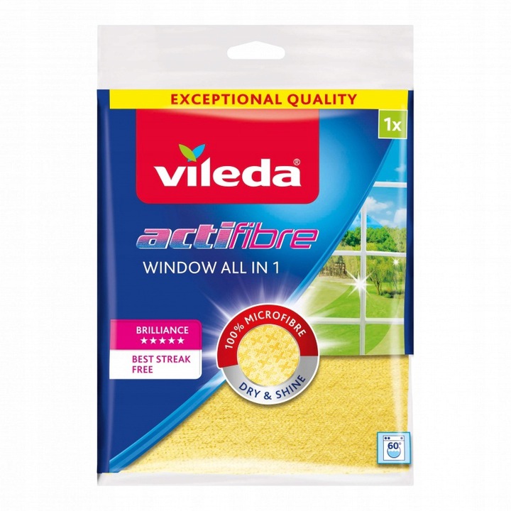 Okenné okno s handričkou VileDa žlté