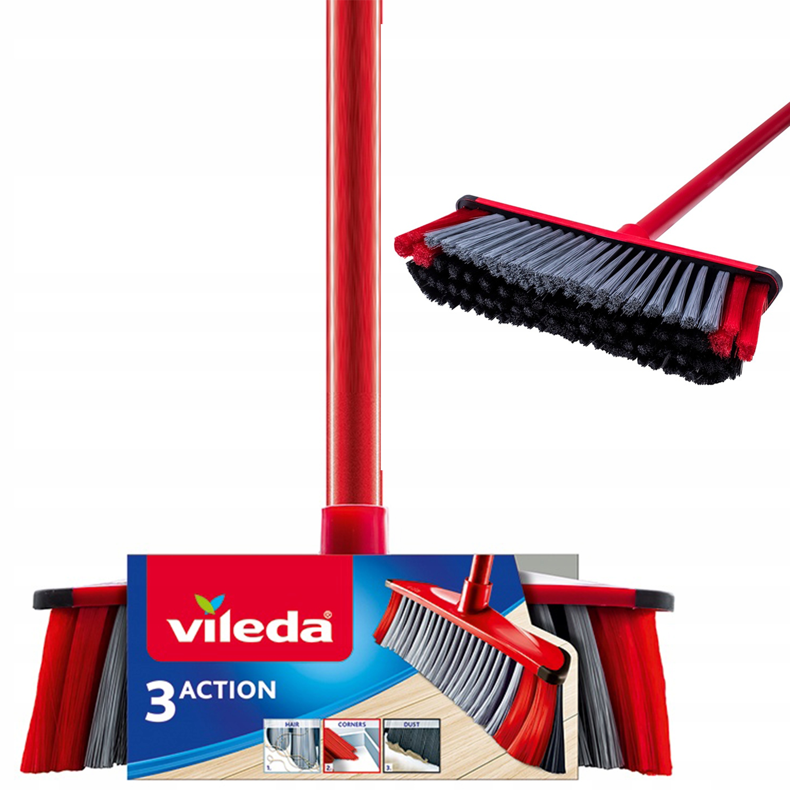 Vileda szczotka 3Action so stresom pre prachový kabát