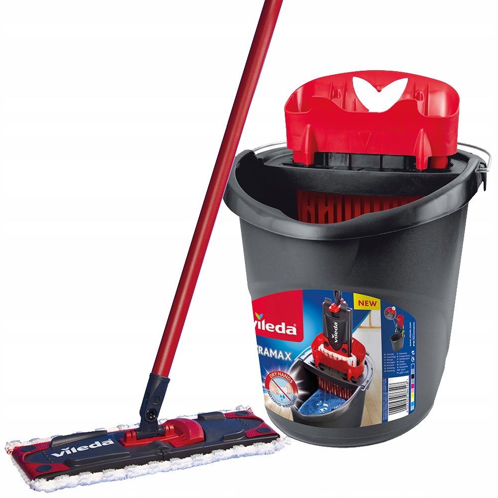 VILEDA ULTRAMAX PLAT MOP SET+BUCKET+SELEZER
