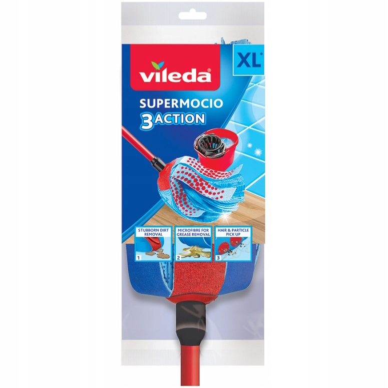 VILEDA MOP SuperMOCIO 3ACTION VELOR s paličkou