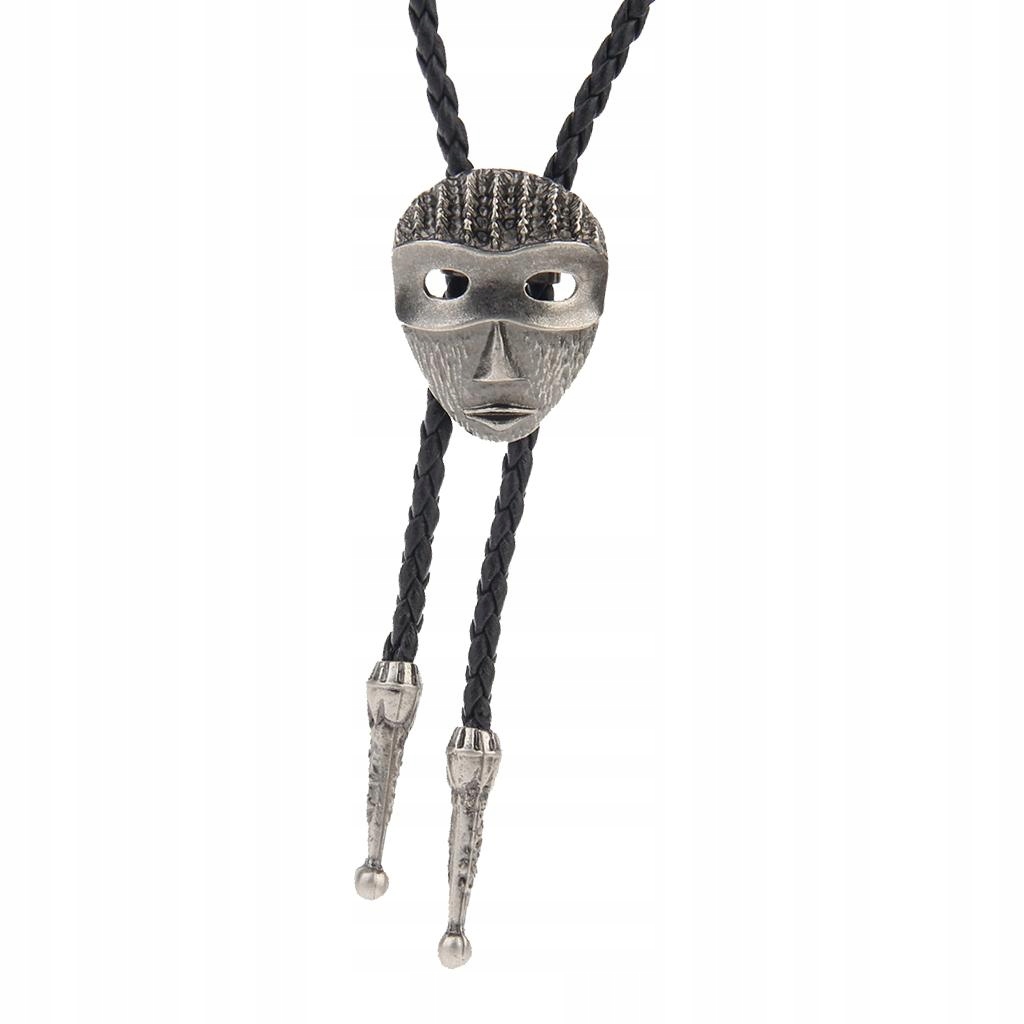 Vintage kravata Western Cowboy Black Pendant
