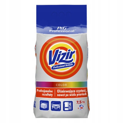 Prací prášok - VIZIR farebný prášok 100 WASCE 7,5 kg