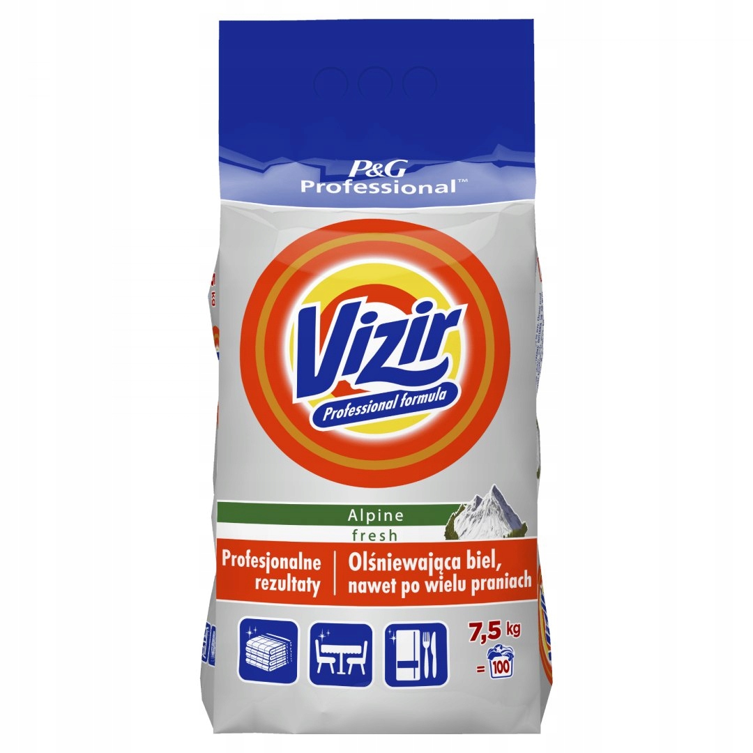 Prací prášok - VIZIR Pravidelný prášok 7.5kg 100 umývaní