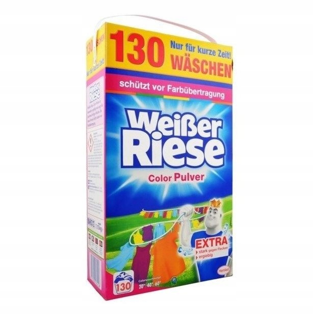 Prací prášok - W. RIESE 130P / 7,15KG Farebný prášok Nemecko