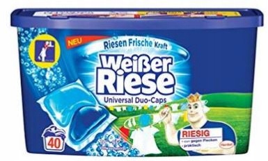 Prací gél - W. Riese DuoCaps 40ks Universal