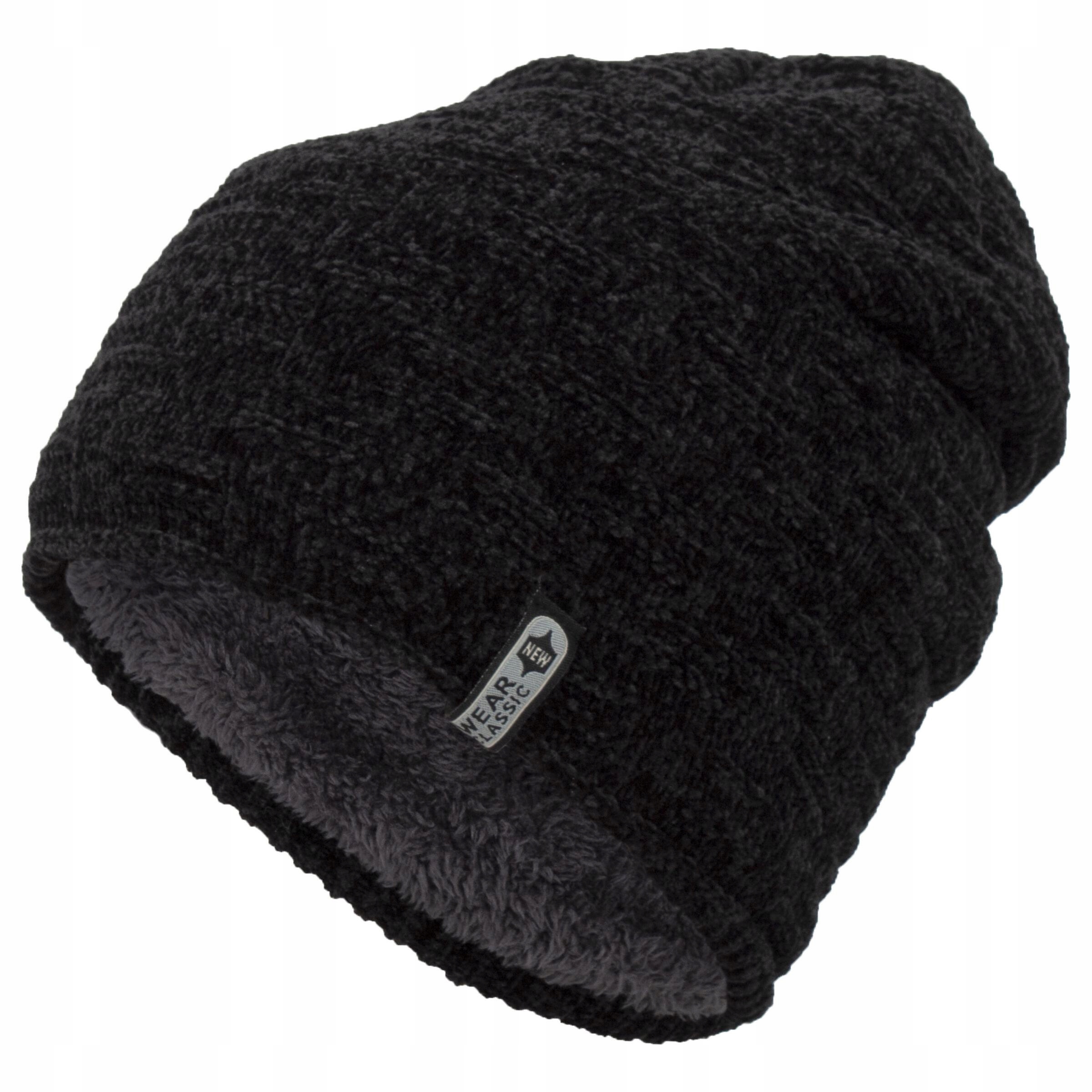 Zimná čiapka z polárneho štýlu, šedá L/XL