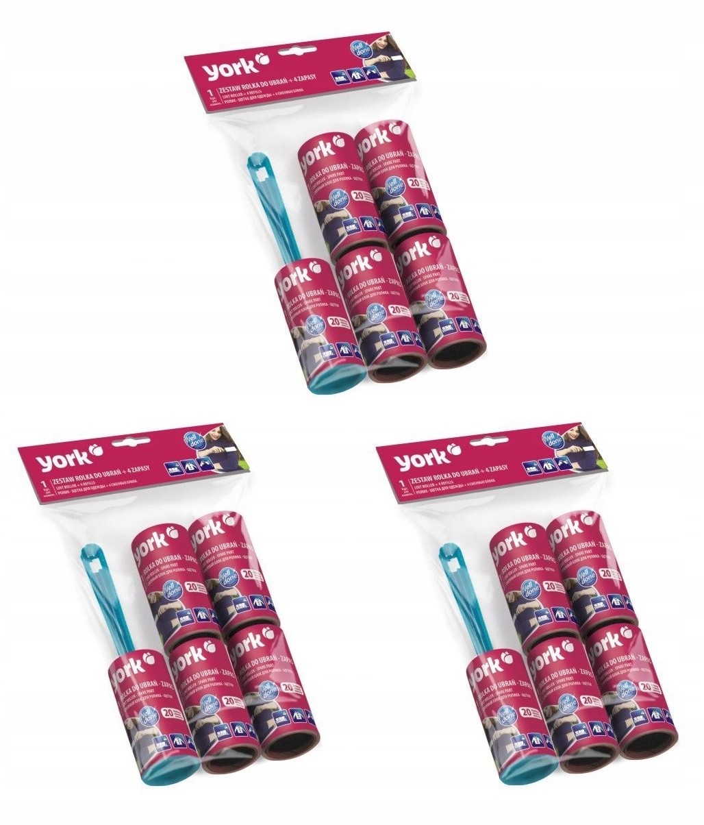Čistiace odevy shingového valca + 4 vložky set x3