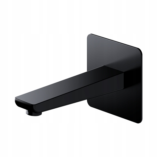 WD Parma Bl Black Omnires Wall Spout