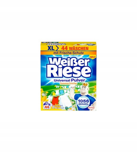 Prací prášok - Weisser Riese Universal 44P XL prášok 2.4kg s de