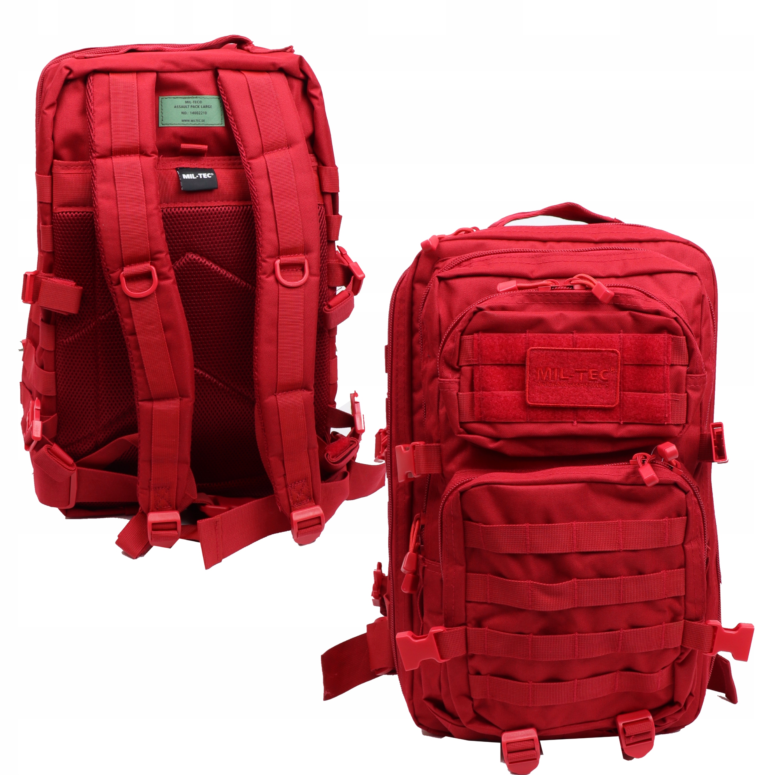 Vojenský batoh mil-Tec útok 20-40 l čierny