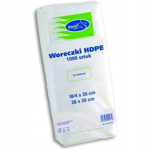 Vrecká 26 cm x 35 HDPE Service Pack CM OP. 1 000
