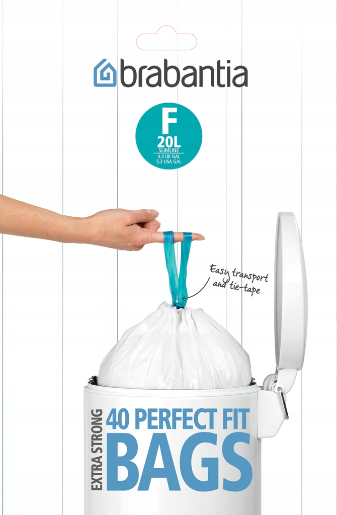 Vrecká na odpadky 20 l Veľkosť f 40 ks. Brabantia