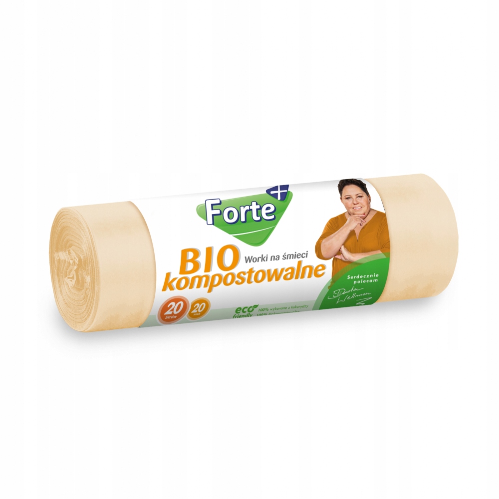 Biokompostálne vrecia na odpadky 20 l 20 el forte+