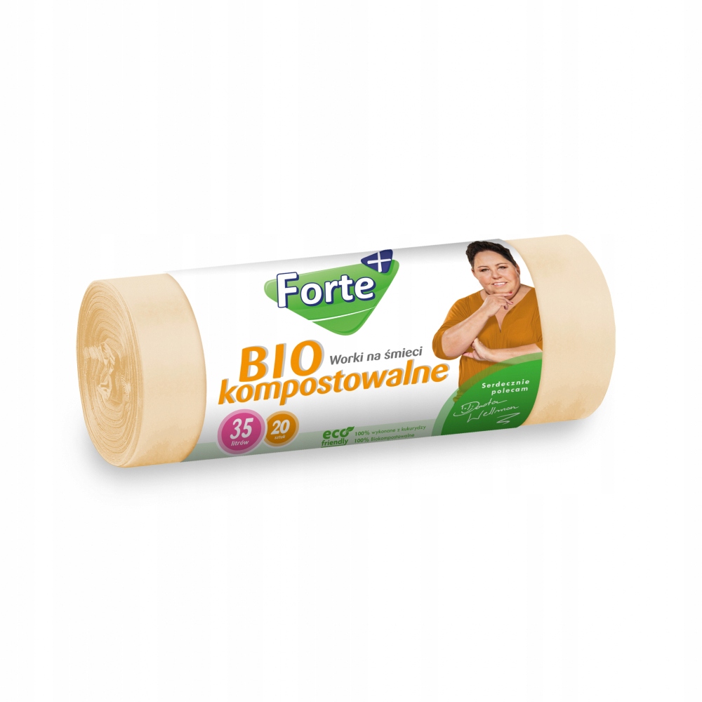 Biokompostálne vrecia na odpadky 35 l 20 el forte+