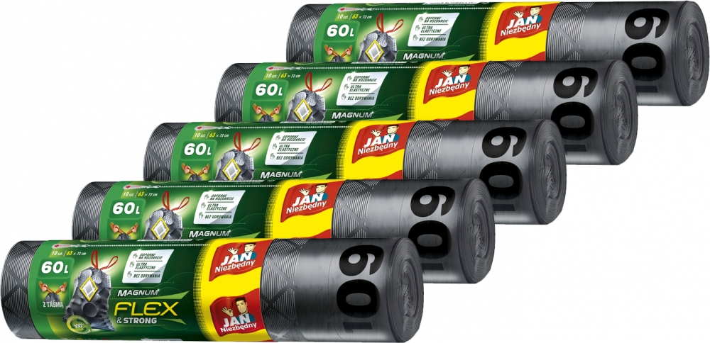 Vrece na odpadky Jan potrebný magnum 60 l balíček