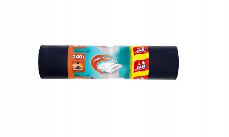 Vrece na odpadky silné 240 l 8ks janu