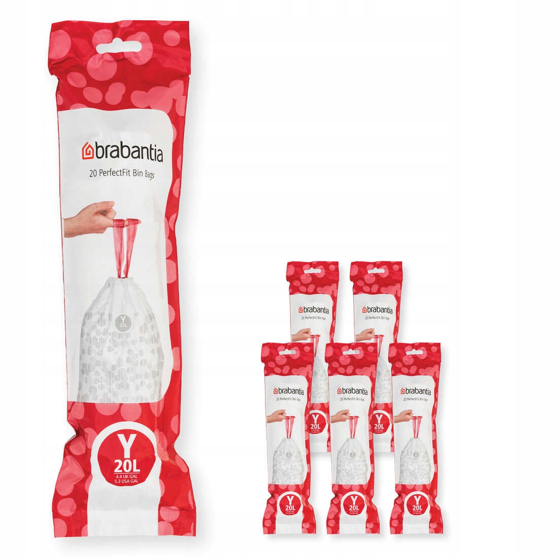 PerfectFit 20l Y odpadky vrecia 120 ks. Brabantia