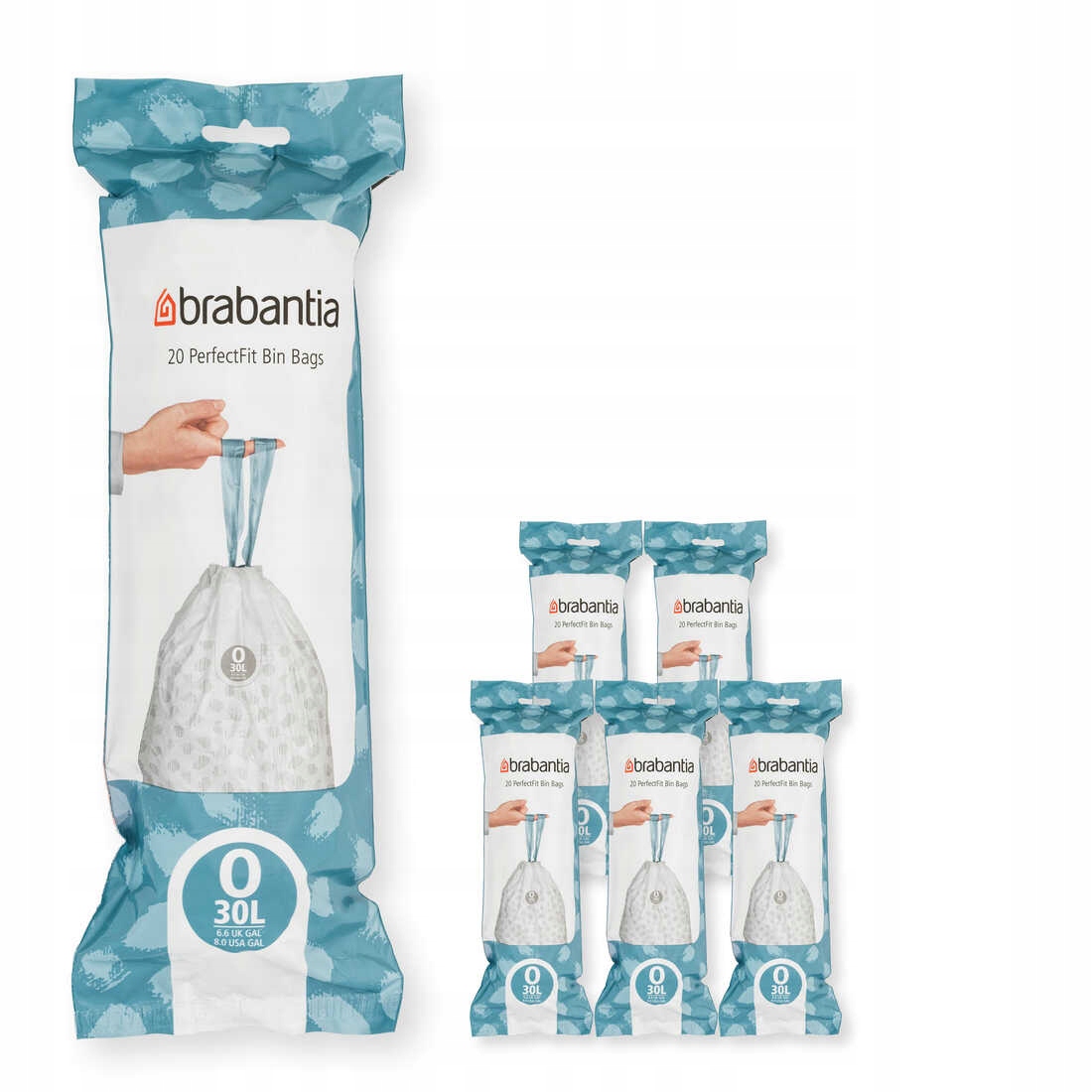 PerfectFit 30L vreciek na odpadky na 120 ks. Brabantia