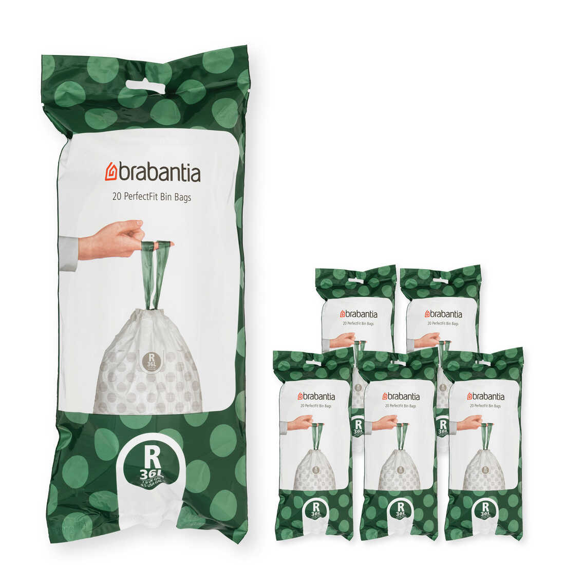 PerfectFit 36L R 120 PCS. Brabantia