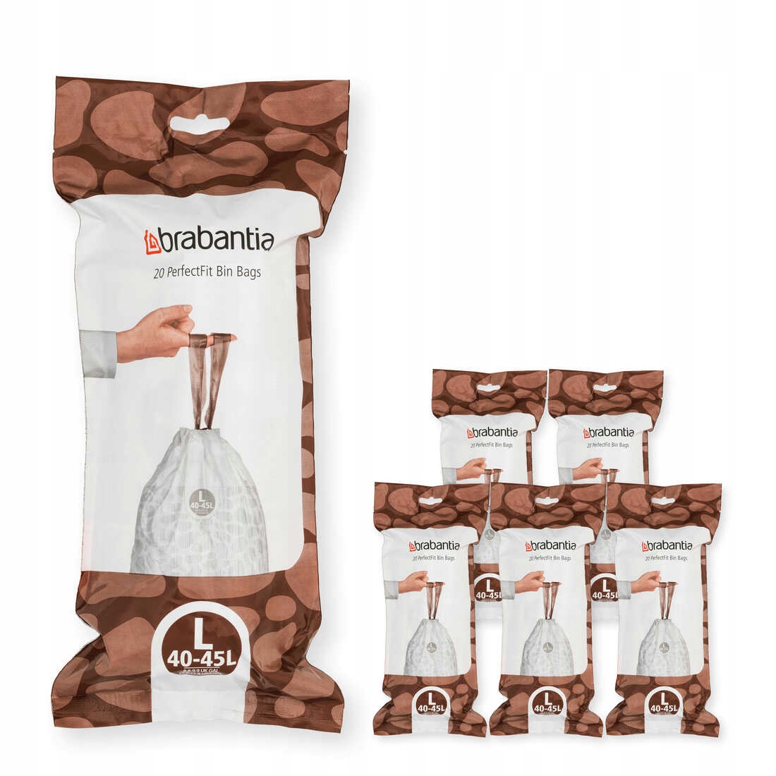 Vrecia na odpadky perfektné fit 45 l 120 Brabantia