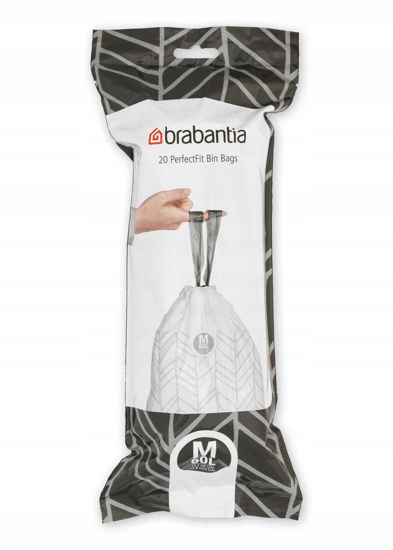 PerfectFit Tašky na odpadky 60 l m 20 ks. Brabantia