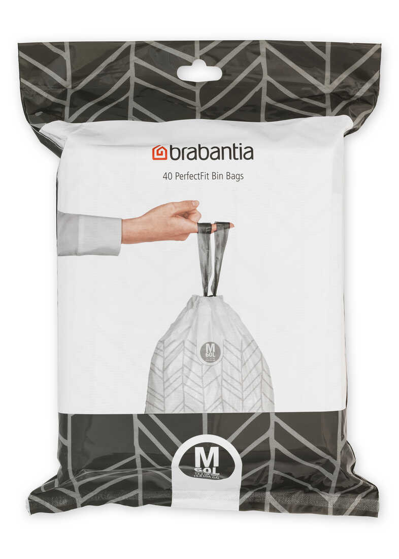 PerfectFit 60 l M 40 vreciek na odpadky Brabantia