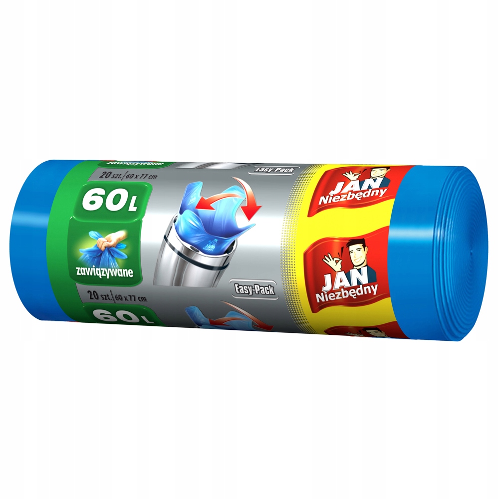 Vrecká na odpadky zviazané 60 l 20 kcs John je potrebné
