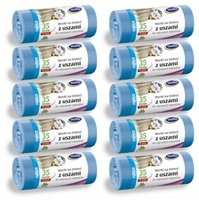 Vrecká na odpadky s uši 35 l modrý papier 10ks