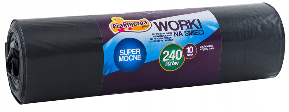 Vrecká na odpadky super silné 240 l 10ks praktické