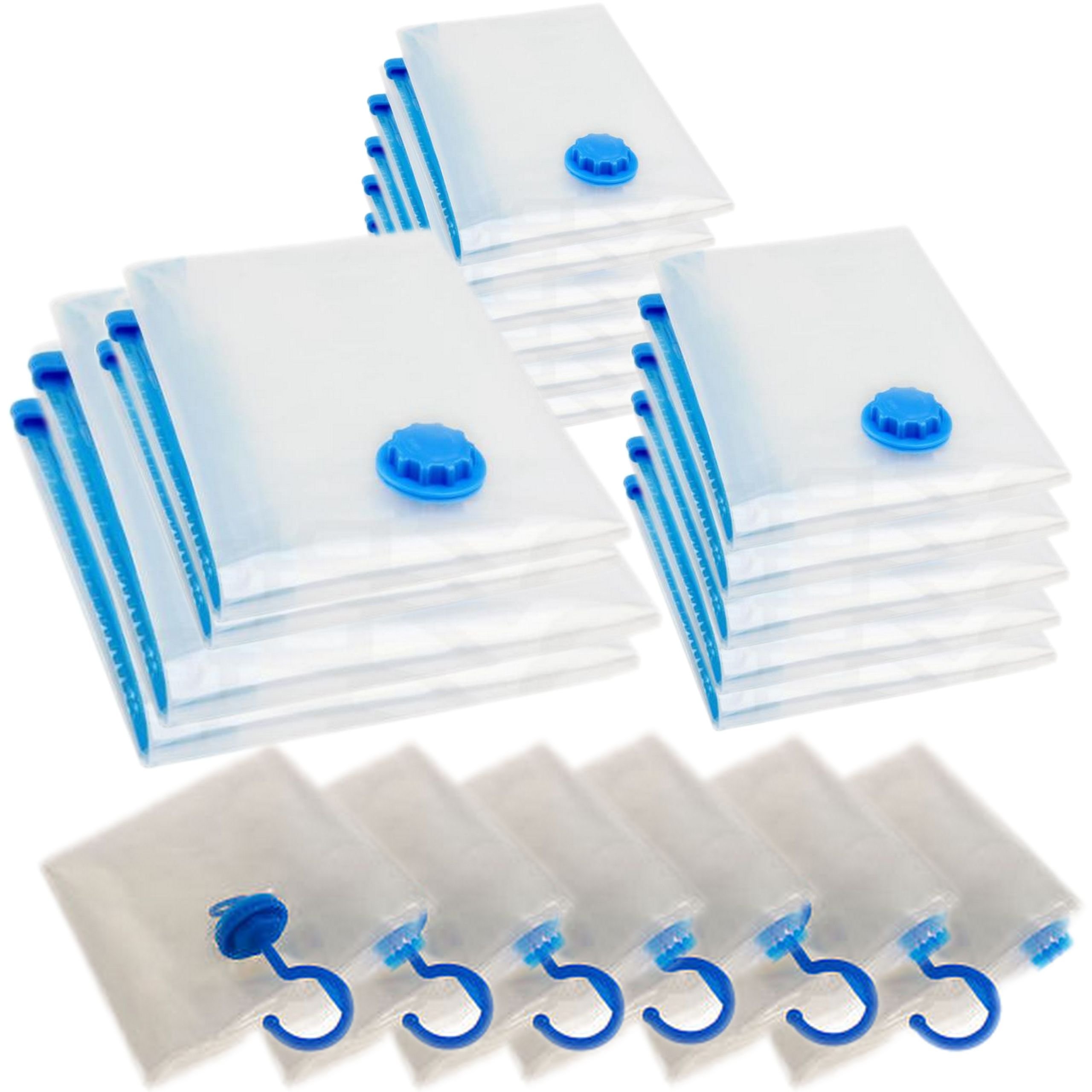 Vákuové vrecká, sada 21 kusov, obyčajné+zavesenie