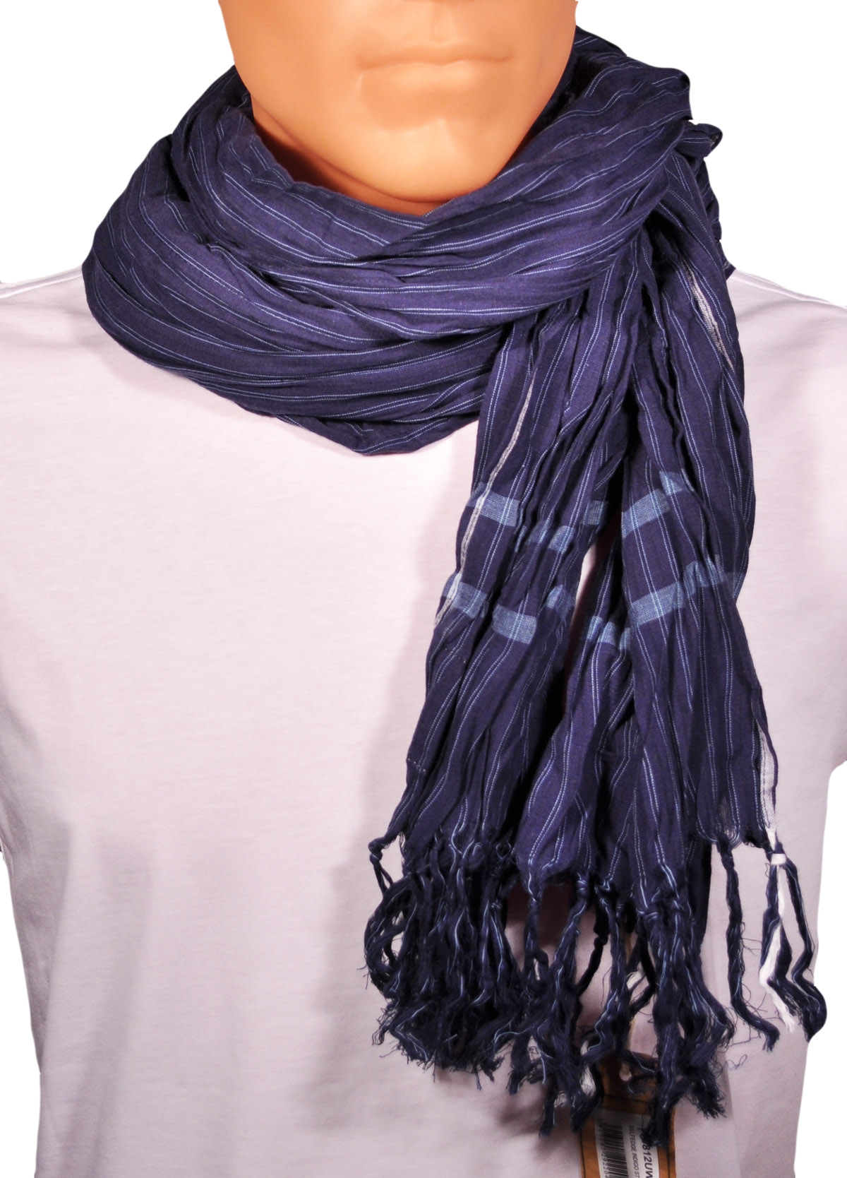 Šatka - Šál Wrangler Scardge indigo stri