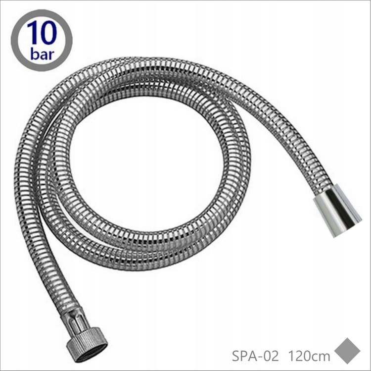 Flexibilná hadica max 10 bar/120 cm pre bidettek, Chrome