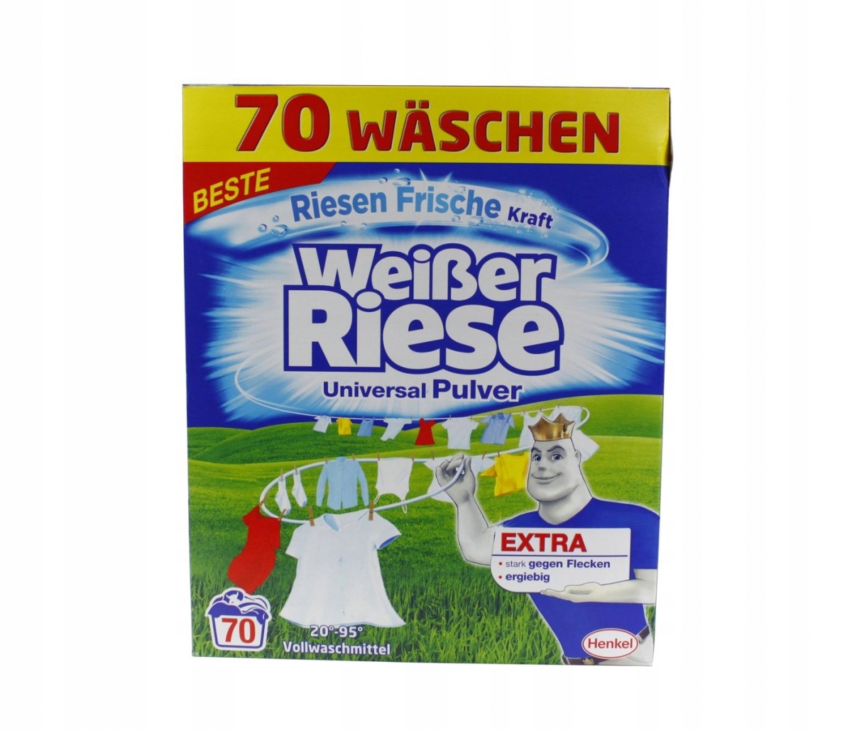 Prací prášok - Weiser Riese Univerzálny prášok 3,85 kg 70 WASCE